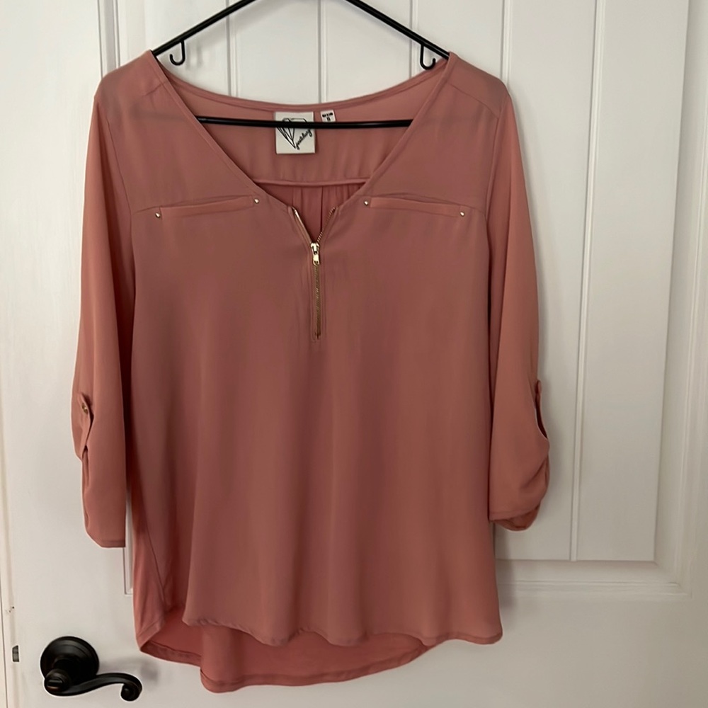 Janet Chung dress 3/4 sleeve top
